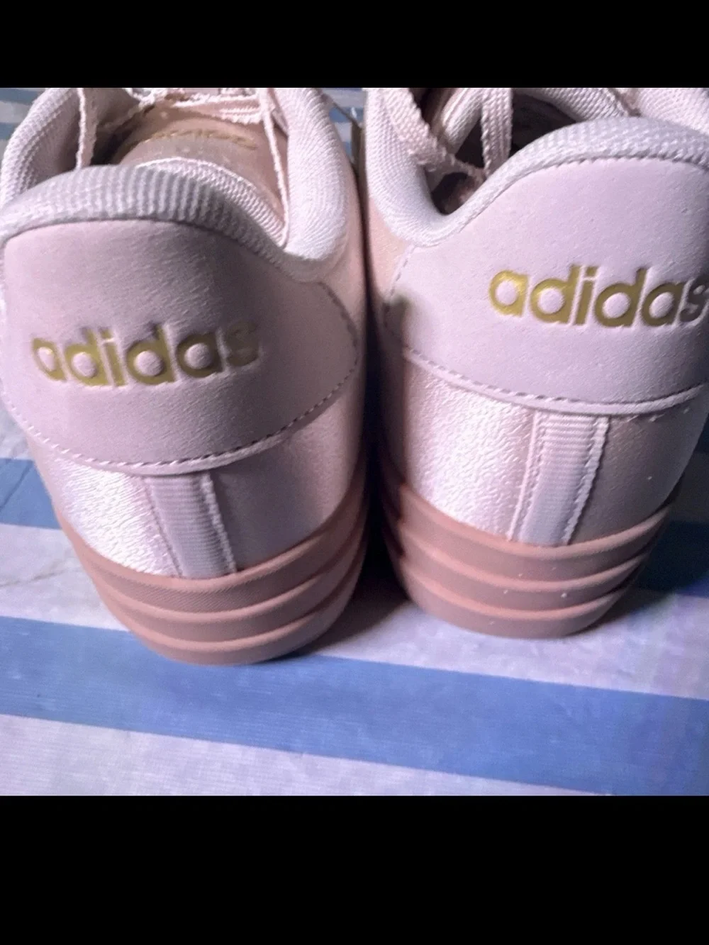 Adidas VL Court Bold Platform Wonder Quartz Pink Womens 7.5 Mens 6.5 IH9141